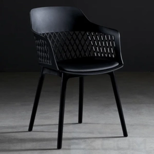 Silla de diseño Samantha negra 11