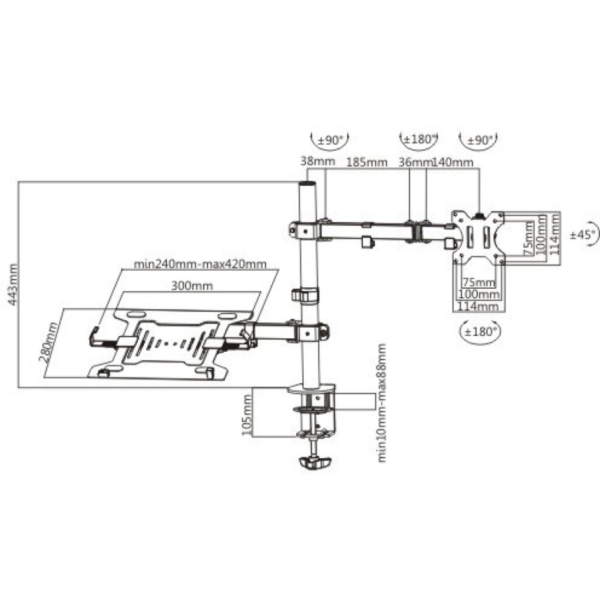 Soporte Eco monitor y portatil 14