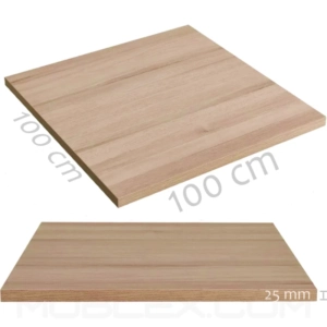 Superficie Madera melamina cuadrada 100 cm