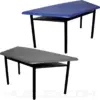 Mesa pupitre trapecio para Colegio superficie plástica