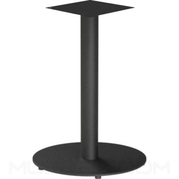 Base Piatto redonda negra