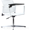 Silla Logan giratoria plastico blanco