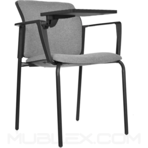 Silla Logan universitaria tapizada pintada