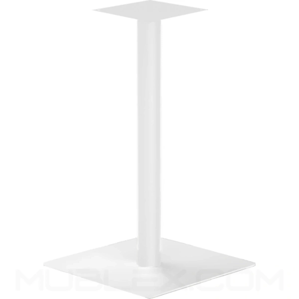 Base Piatto alta cuadrada blanca