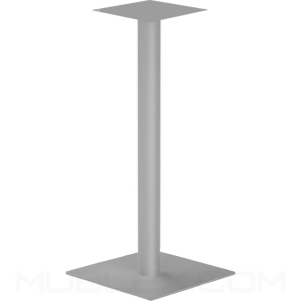 Base Piatto alta cuadrada gris tornado