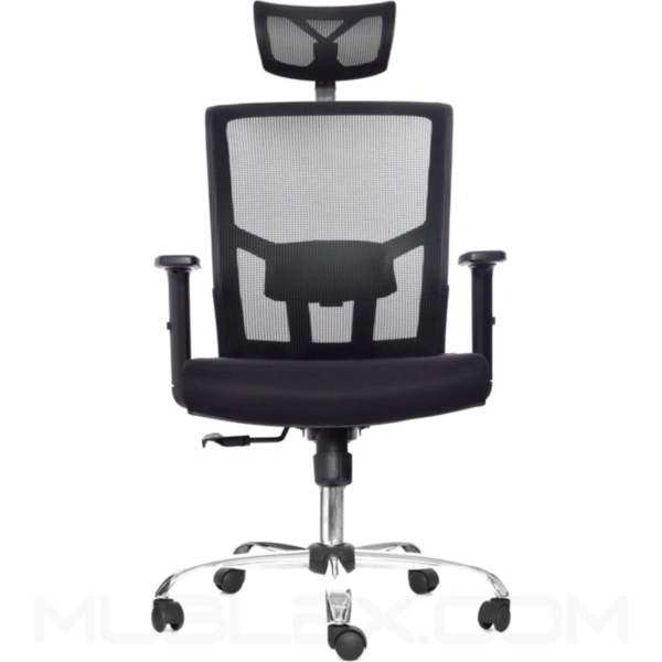 Silla Delphi presidente syncro brazos 3D cromada 2