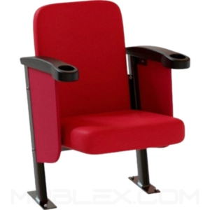 Silla auditorio Ares inyectada con porta brazo