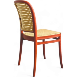 Silla mimbre ratan Solea roja 2