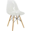 Silla Eames sin brazo transparente 1