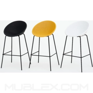 Butaco Nido amarillo, blanco y negro