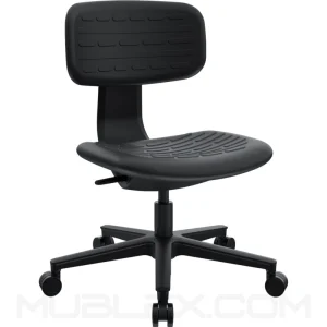 Silla Multifuncional AstroWork negro perfil