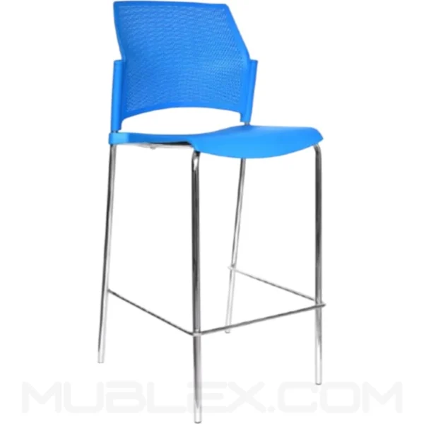 Zyle cromada Azul perfil