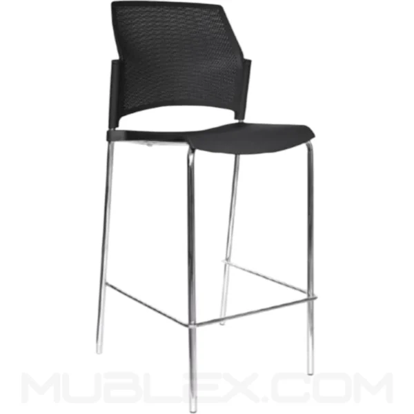 Zyle cromada Negro Perfil