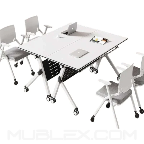 Escritorio plegable movil duo Escritorio 2 puestos