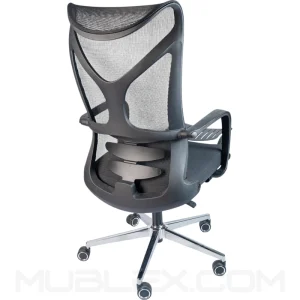 Silla Negro reclinable Synero posteior