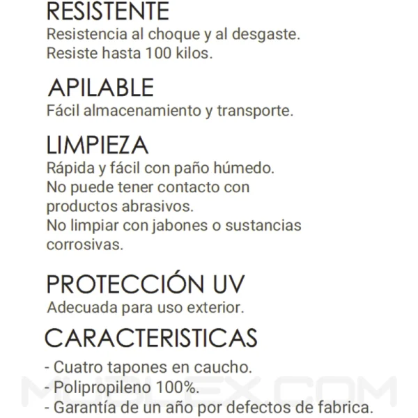 Silla Diamante Caracteristicas