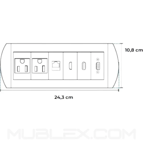 Medidas del Grommet Inteligent IIA