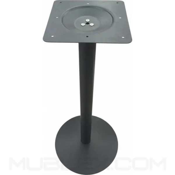 Base para mesas alta pintada negra Paraná - Image 4