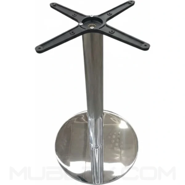 Base para mesas de cafetería cromada Amazonas - Image 3