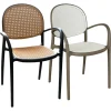 Silla de malla rattan con brazos Verano