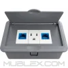 Caja para conexiones para mesa 3 módulos de conexión BoxFlex con tapa