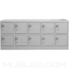 Locker para celular con 10 casilleros metálico