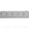 Locker para celular con 5 casilleros metálicos