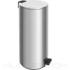 Basurero Loop de acero inoxidable con pedal y balde interno removible de 30L