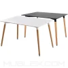 Mesa rectangular Eames 4 puestos 120×80 cm